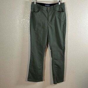 Democracy Green Boot Cut Pants